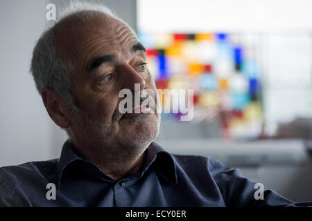 Mathematiker und Risiko-Guru, Professor Sir David Spiegelhalter am Centre for Mathematical Sciences University of Cambridge. Stockfoto