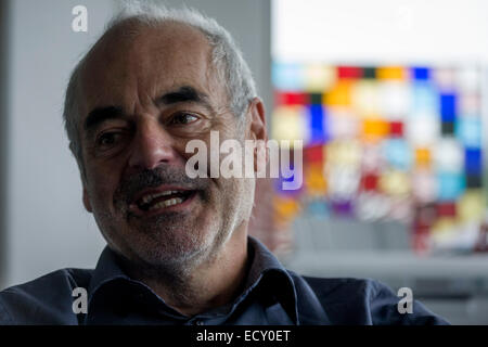 Mathematiker und Risiko-Guru, Professor Sir David Spiegelhalter am Centre for Mathematical Sciences University of Cambridge. Stockfoto