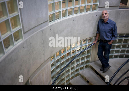 Mathematiker und Risiko-Guru, Professor Sir David Spiegelhalter am Centre for Mathematical Sciences University of Cambridge. Stockfoto