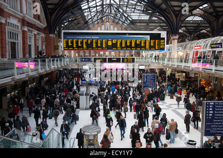 Liverpool Street Railway Station London UK Stockfoto