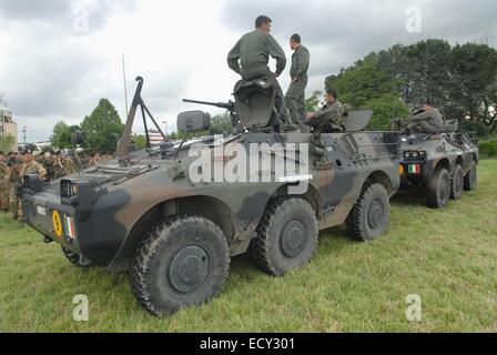 Italienische Armee, Puma leichte gepanzerte Autos Stockfoto