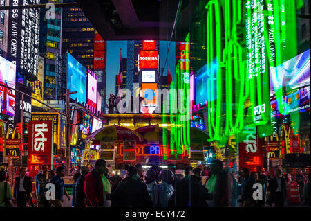 Times Square, Manhattan, New York City, New York, Vereinigte Staaten von Amerika Stockfoto