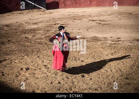 Torero, Stierkampf, El Barco de Avila, Avila, Spanien Stockfoto