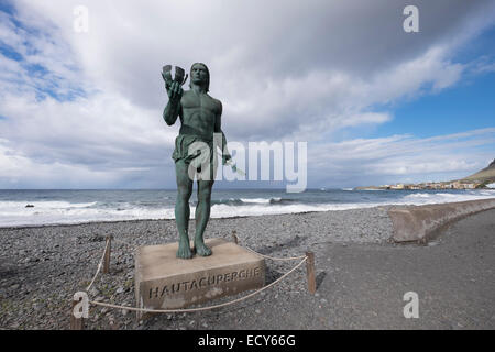 Hautacuperche Denkmal in La Puntilla, Valle Gran Rey, La Gomera, Kanarische Inseln, Spanien Stockfoto