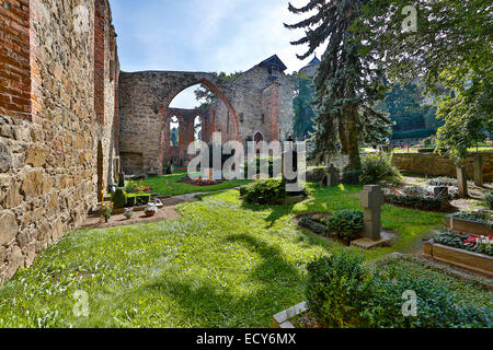 Nicolai Church, Ruinen, Bautzen, Sachsen, Deutschland Stockfoto