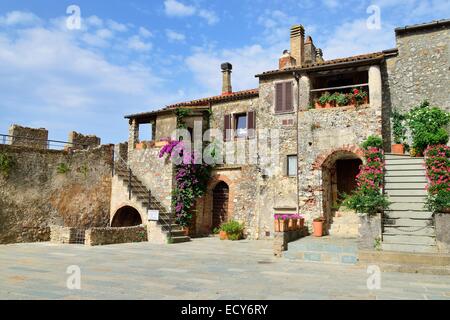 Historischen Zentrum, Centro Storico von Capalbio, Provinz Grosseto, Toskana, Italien Stockfoto