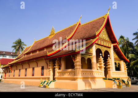 Wat Ong Teu Mahawihan, Vientiane, der Präfektur Vientiane, Laos Stockfoto