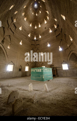 KOICA Mausoleum Interieur, Wüste Sahara, Sudan Stockfoto