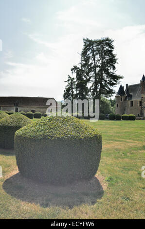 À la Découverte du Château de Boucard, au Coeur des Vignobles du Coeur de France. Stockfoto