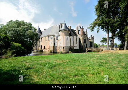 À la Découverte du Château de Boucard, au Coeur des Vignobles du Coeur de France. Stockfoto