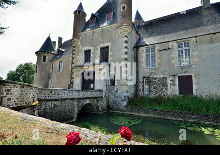 À la Découverte du Château de Boucard, au Coeur des Vignobles du Coeur de France. Stockfoto