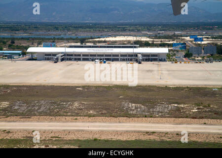 Blick auf die Cam Ranh Flughafen Cam Ranh, Vietnam. Stockfoto