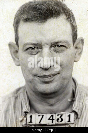 Robert Franklin Stroud, auch bekannt als der Vogelmann von Alcatraz. Stockfoto