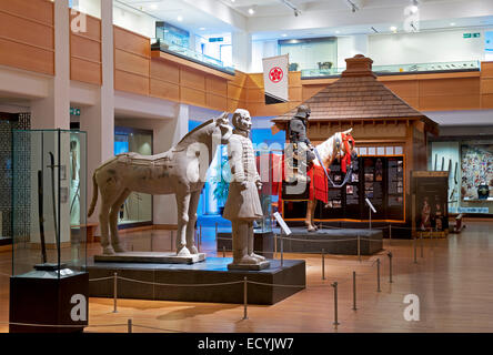 Display in das Royal Armouries Museum in Leeds, West Yorkshire, England UK Stockfoto