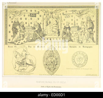 Eine Illustration aus dem Jahr 1860 aus Even, die wahrscheinlich ein wissenschaftliches oder technisches Diagramm aus dem 19. Jahrhundert darstellt. Stockfoto