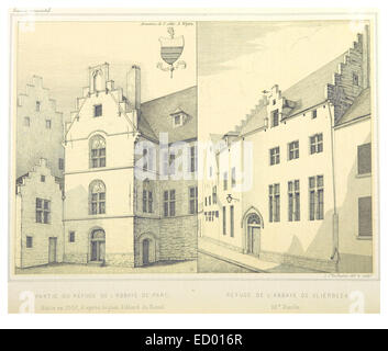 Eine Illustration aus dem Jahr 1860 aus Eves Werk mit Tab. 98, möglicherweise eine Darstellung eines wissenschaftlichen oder geografischen Begriffs. Die Skizze spiegelt die detaillierten Studien und Illustrationen wider, die für ein Stipendium der Mitte des 19. Jahrhunderts charakteristisch sind. Stockfoto