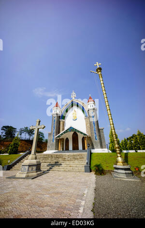 Kerala, Indien - Mailadumpara Kirche, in der Nähe von Munnar. Stockfoto