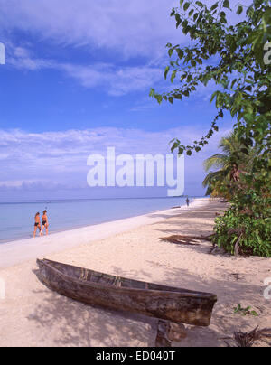 Negril Beach, Negril, Westmoreland Parish, Jamaika, große Antillen, Caribbean Stockfoto