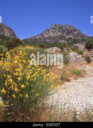 Querformat, Ardèche, Cevennen-Nationalpark (Parc national des Cévennes), die Region Rhône-Alpes, Frankreich Stockfoto