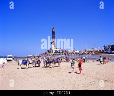 Blackpool Strand, Blackpool, Lancashire, England, Vereinigtes Königreich Stockfoto