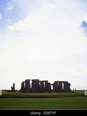 Prähistorische Monument Stonehenge, Amesbury, Wiltshire, England, Vereinigtes Königreich Stockfoto