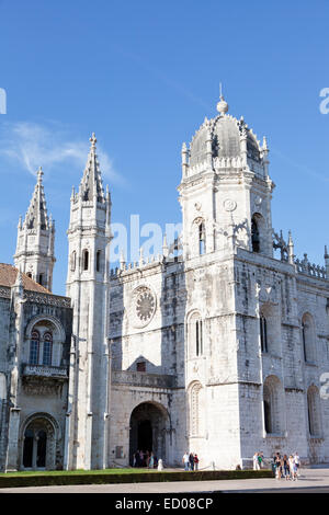 Mosteiro Dos Jeronimos von Lissabon in Portugal Stockfoto