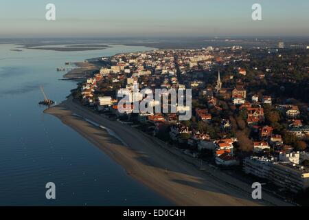 Frankreich, Gironde, Bassin d ' Arcachon, Arcachon (Luftbild) Stockfoto