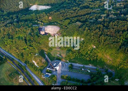 Frankreich-Pas De Calais Wizernes ehemalige Bunker des zweiten Weltkriegs und in ein Museum genannte Kuppel Helfaut (Antenne Stockfoto