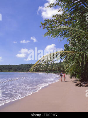 Tropischer Strand, La Sagesse, Grenada, kleine Antillen, Karibik Stockfoto