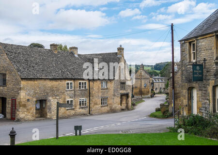 Ländliches Cotswold Dorf Motiv Guiting Power The Cotswolds Gloucestershire, England Stockfoto