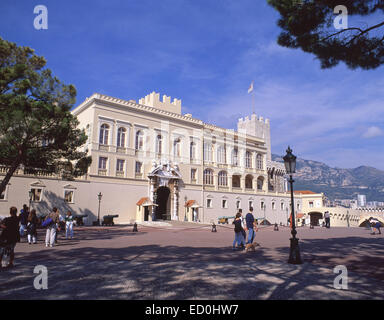 Palais Princier de Monaco, Place du Palais, Monaco-Ville, Fürstentum Monaco Stockfoto