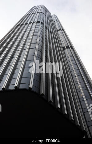 abstrakten Blick auf Tower 42, ehemals Nat West Tower in London Stockfoto