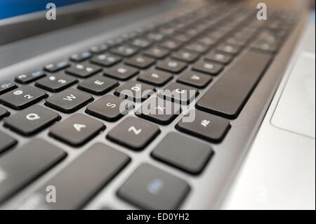 Laptop Computer Tastatur Nahaufnahme Stockfoto