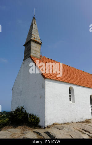 Ile de Bréhat, Chapelle Saint-Michel, Cotes-d'Armor, Bretagne, Frankreich Stockfoto