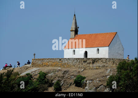 Ile de Bréhat, Chapelle Saint-Michel, Cotes-d'Armor, Bretagne, Frankreich Stockfoto