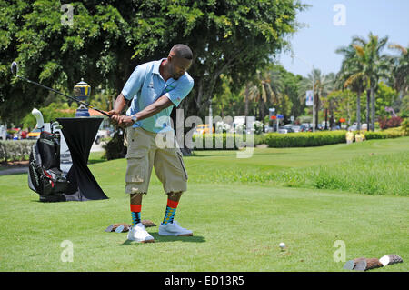 Jamie Foxx besucht die 10. jährlichen Irie Wochenende Celebrity Golf Turnier Featuring: Jamie Foxx Where: Miami Beach, Florida, USA bei: 20. Juni 2014 Stockfoto