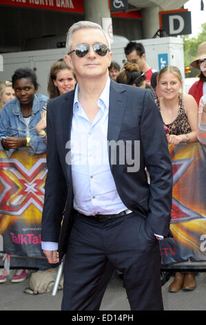 Die X Factor London Auditions statt im Emirates Stadium - Ankünfte Featuring: Louie Walsh Where: London, Vereinigtes Königreich bei: 20. Juni 2014 Stockfoto