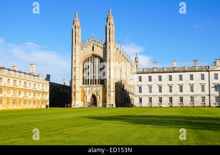 King's College Chapel in der University of Cambridge, von hinten gesehen, Cambridge Cambridgeshire England Großbritannien Stockfoto