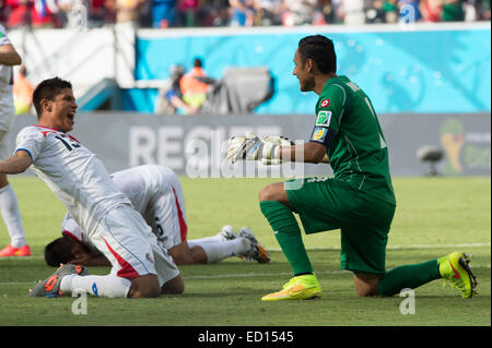 2014 FIFA World Cup - Gruppe D Spiel, Costa Rica (1) V (0) Italien, gehalten am Arena Pernambuco wo: Recife, Brasilien: 20. Juni 2014 Stockfoto