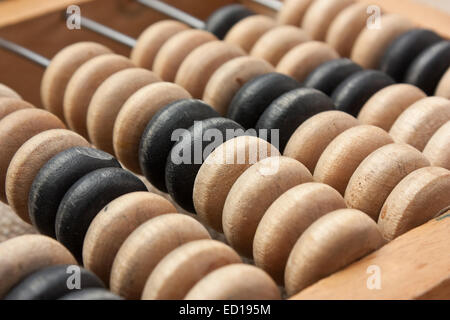 alte hölzerne abacus Stockfoto
