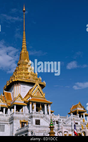 TH00177-00... THAILAND - Wat Traimit, Heimat des goldenen Buddhas, befindet sich im Abschnitt "China Town" von Bangkok. Stockfoto