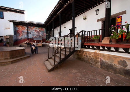 Casa de Los einmal Patios, Patzcuaro, Michoacan, Mexiko Stockfoto