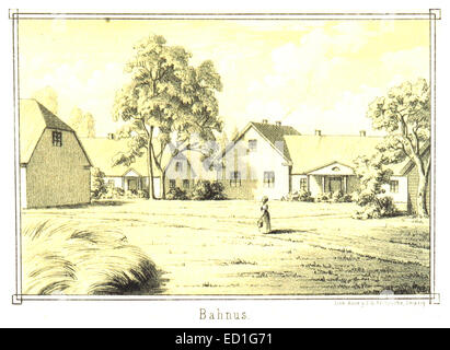 Die 1872 von Smilten gezeigte Illustration zeigt Bahnus und gibt einen Einblick in die Kunst und kulturelle Darstellung der Zeit. Stockfoto