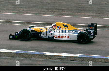 Williams Renault FW14B 1992 British Grand Prix, Nigel Mansell. Stockfoto