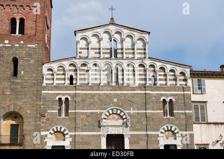 Die Kirche San Pietro Somaldi in Lucca, Toskana, Italien Stockfoto