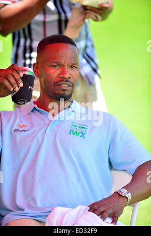 10. Jahrestagung Irie Wochenende - Celebrity Golf-Turnier mit: Jamie Foxx Where: Miami Beach, Florida, Vereinigte Staaten, wann: 20. Juni 2014 Stockfoto