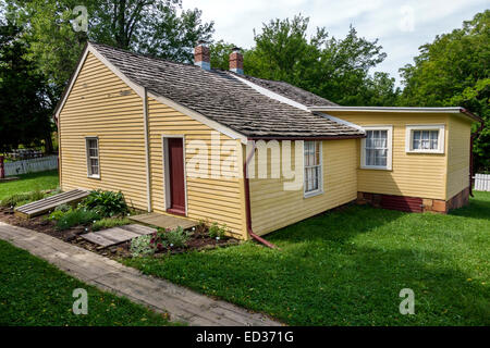 Illinois Decatur, Homestead-Farm, Trobaugh-Good House, Rock Springs Conservation Area, Haus, IL140904022 Stockfoto