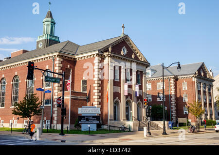 Illinois Urbana-Champaign, Campus der University of Illinois, St. John's Catholic Newman Centre,IL140904099 Stockfoto