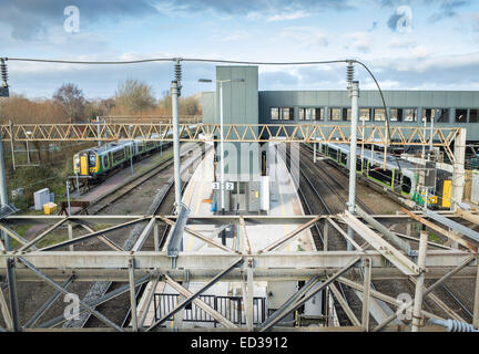 Northampton-Bahnhof Stockfoto