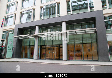 Allgemeine Ansicht GV The Rolls Building, Chancery Division, Admiralität und Handelsgericht und Technik und Bau-Hof. Stockfoto